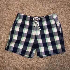 Crown & Ivy Kids Boys Plaid Cotton Shorts Sz 4
